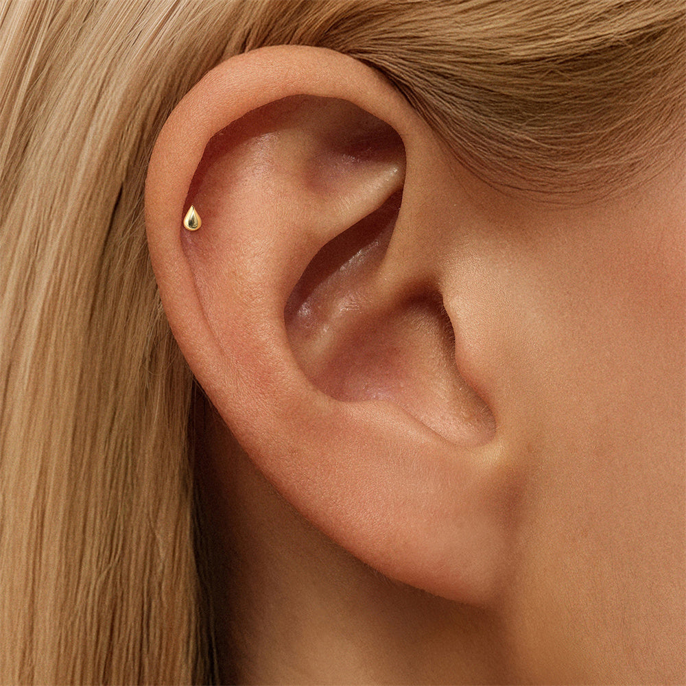 Minimalist CZ Claw-Set Stud Earrings - 925 Sterling Silver for Women, Hypoallergenic
