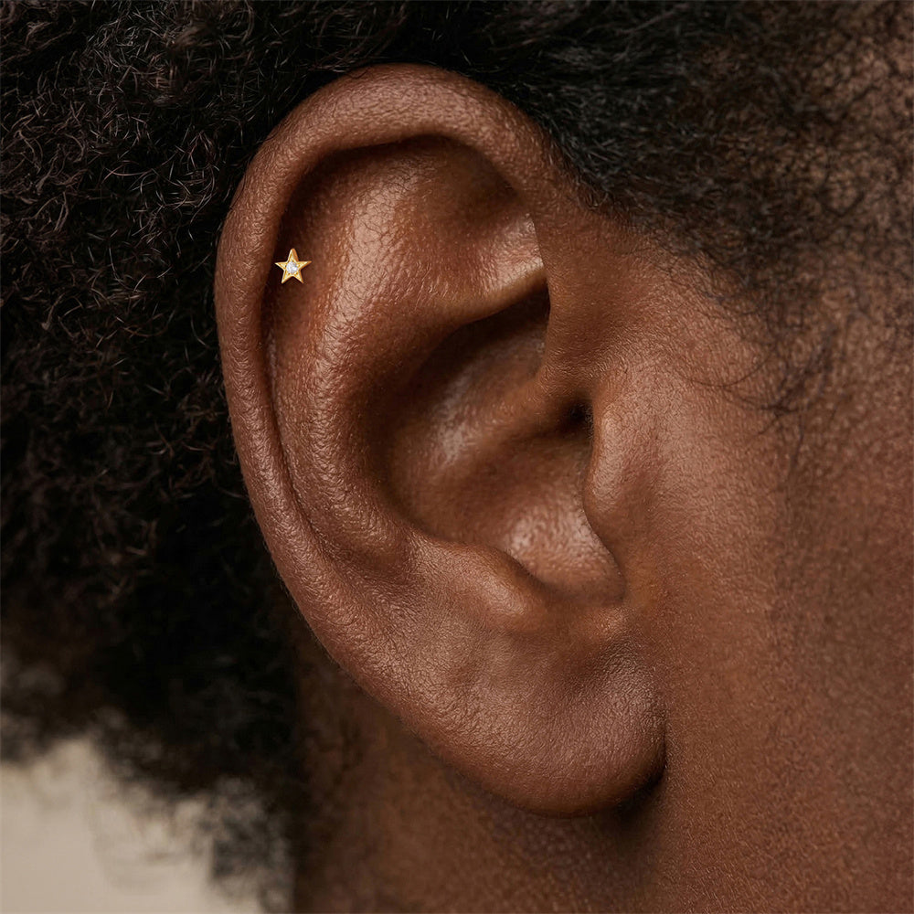 Sleek CZ Marquise Stud Earrings - 925 Sterling Silver for Women, Hypoallergenic