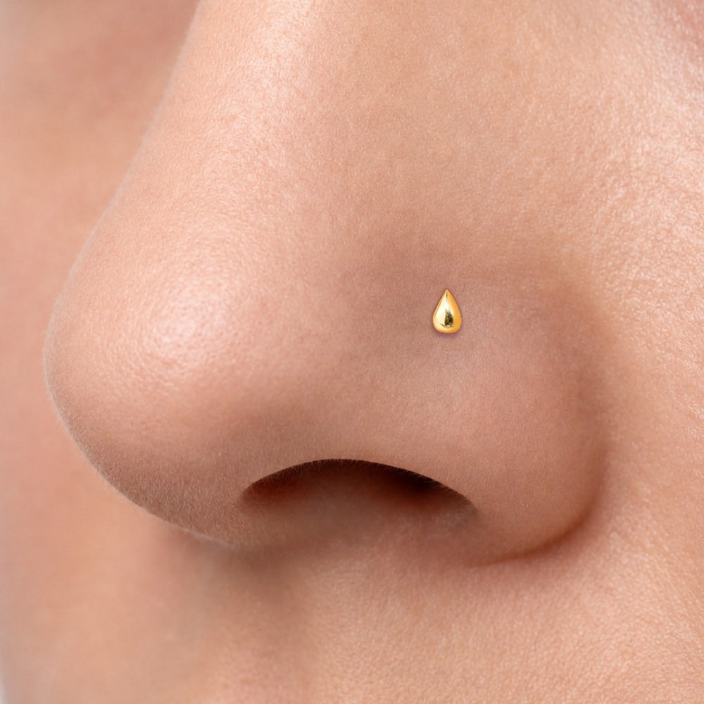 Tiny CZ Dot Stud Earrings - 925 Sterling Silver for Women, Hypoallergenic