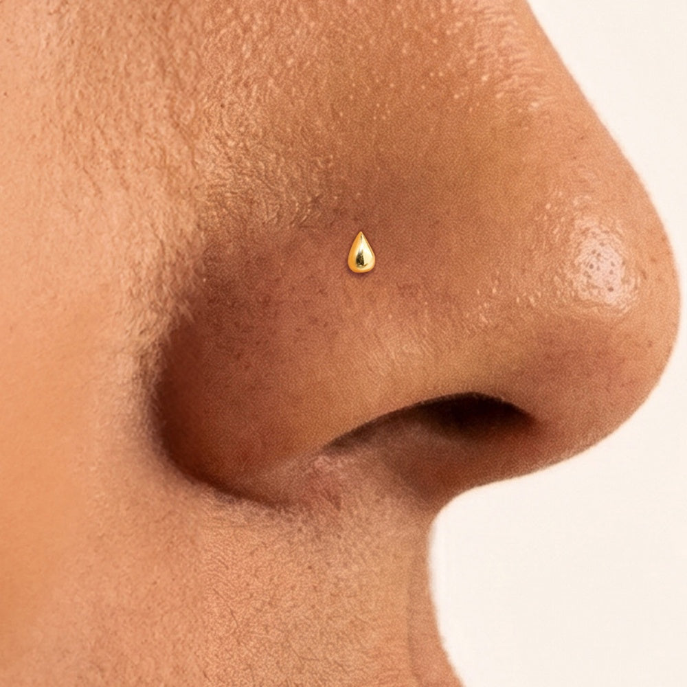 Tiny CZ Dot Stud Earrings - 925 Sterling Silver for Women, Hypoallergenic