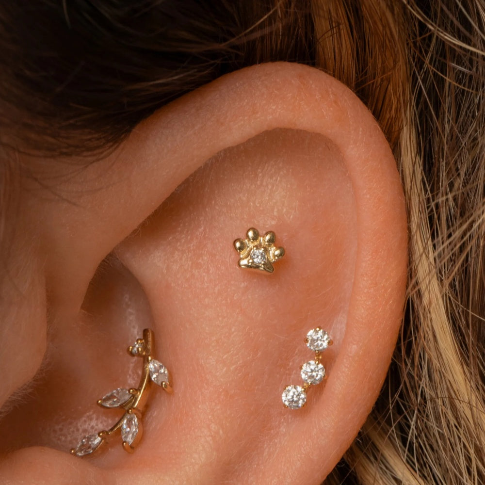 Classic CZ Halo Stud Earrings - 925 Sterling Silver for Women, Hypoallergenic