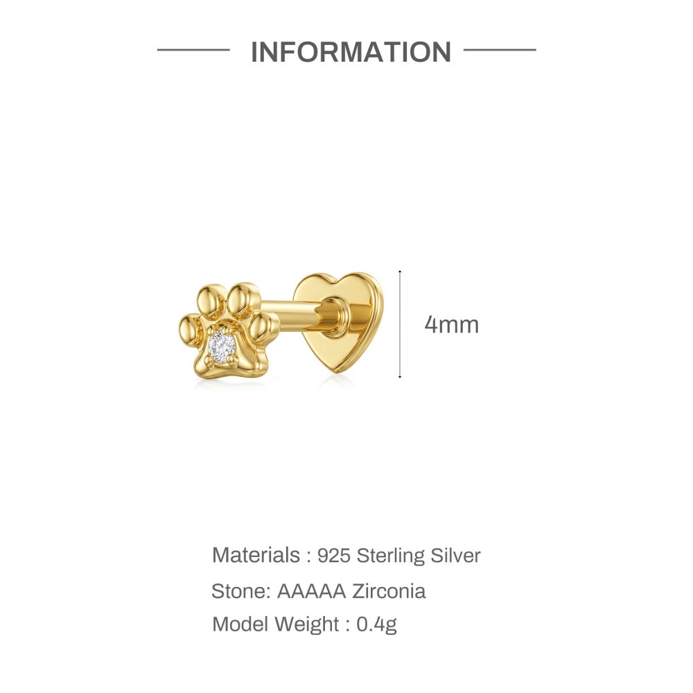 Classic CZ Halo Stud Earrings - 925 Sterling Silver for Women, Hypoallergenic