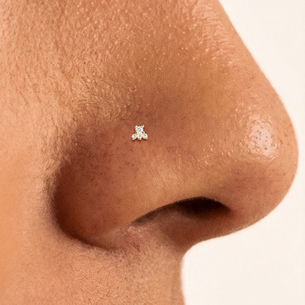 Elegant CZ Twist Stud Earrings - 925 Sterling Silver for Women, Hypoallergenic