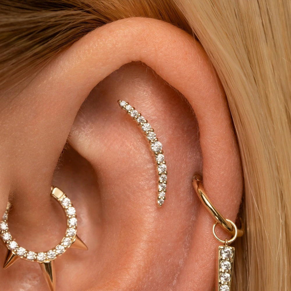 Graceful CZ Pearl-Style Drop Earrings - 925 Sterling Silver for Women, Hypoallergenic