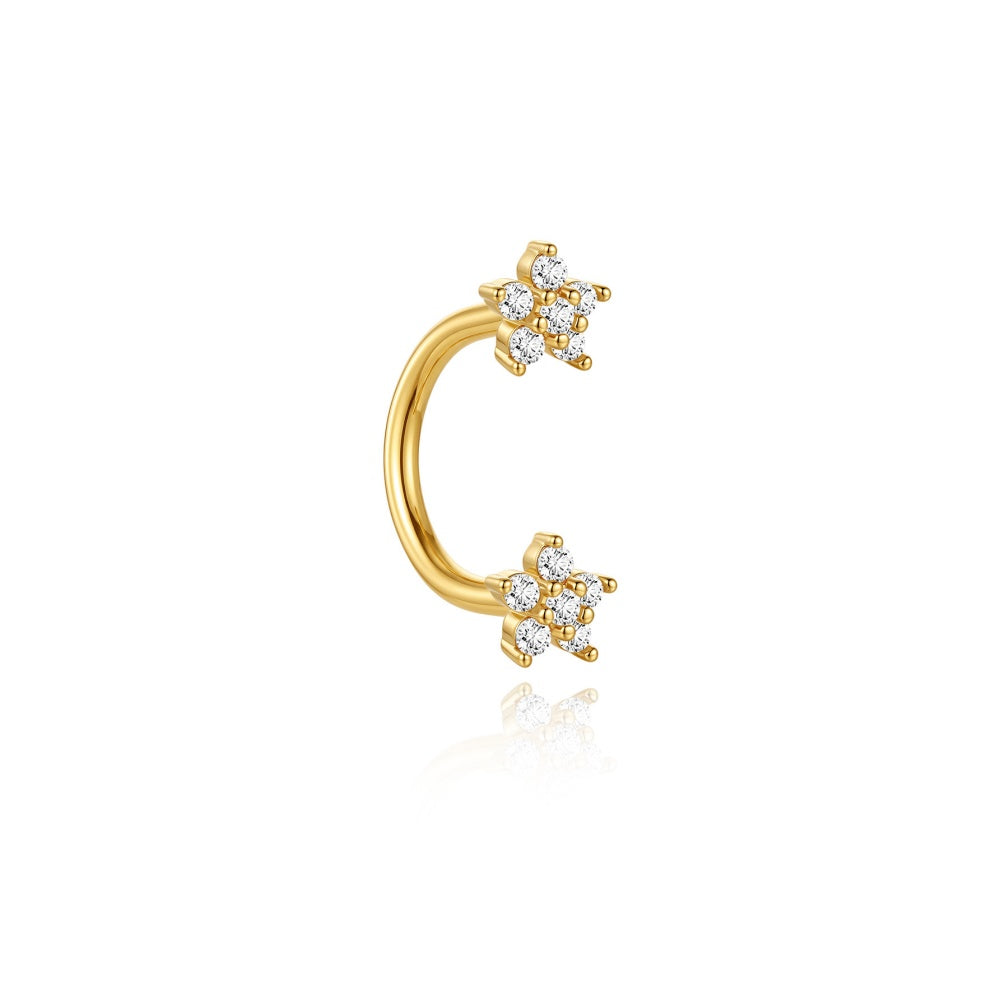 Classy CZ Multi-Row Drop Earrings - 925 Sterling Silver for Women, Hypoallergenic