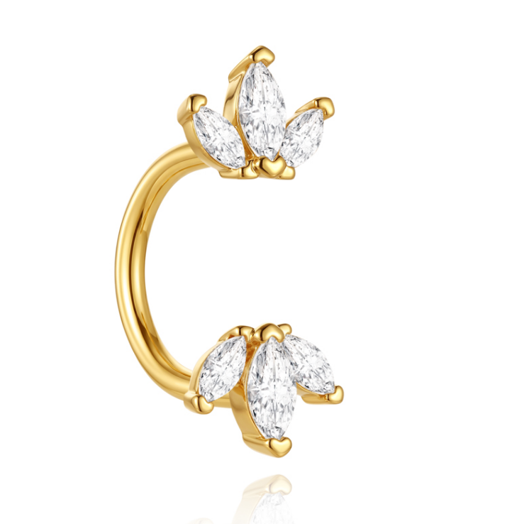 Statement CZ Starburst Drop Earrings - 925 Sterling Silver for Women, Hypoallergenic