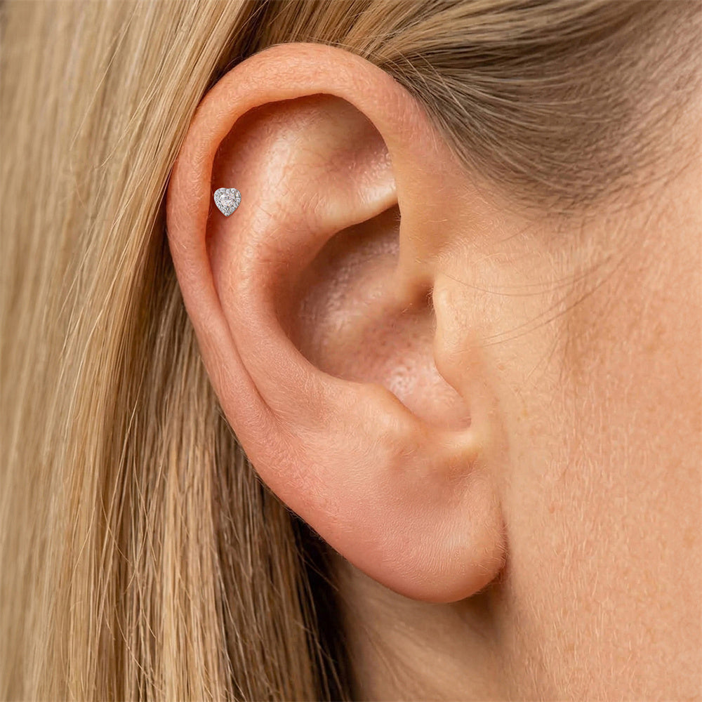 Elegant Moissanite Drop Dangle Earrings - 925 Sterling Silver for Women, Hypoallergenic