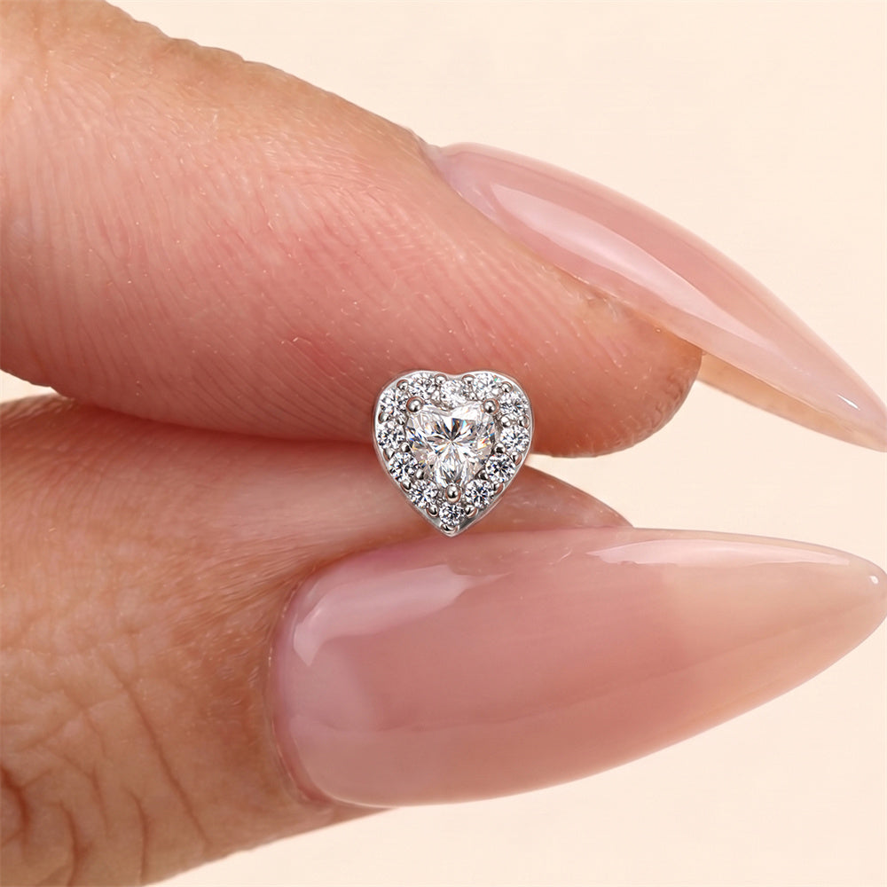 Elegant Moissanite Drop Dangle Earrings - 925 Sterling Silver for Women, Hypoallergenic